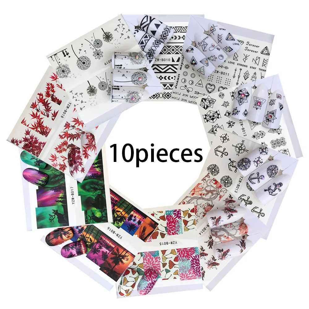 10 Kinds/lot Nail Watermark Sticker Leaves Nail Art Decoration Nail Decal Diy Decals Nail Stickers Black Slider For Nails
10 Kinds/lot Nail Watermark Sticker Leaves Nail Art Decoration Nail Decal Diy Decals Nail Stickers Black Slider For Nails