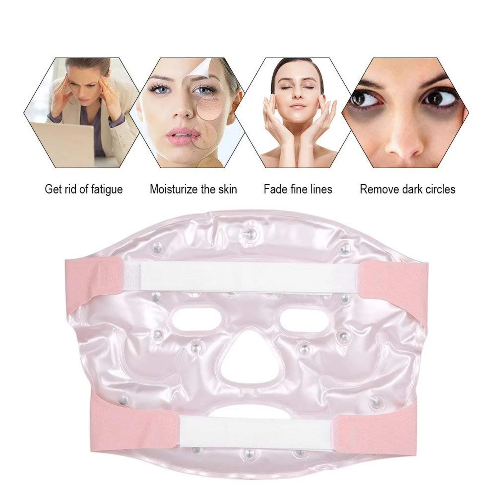 Tcare 1 Piece Beauty Face-lift Mask Tourmaline Magnetic Therapy Massage Face Mask Moisturizing Whitening Face Masks Health Care
Tcare 1 Piece Beauty Face-lift Mask Tourmaline Magnetic Therapy Massage Face Mask Moisturizing Whitening Face Masks Health Care