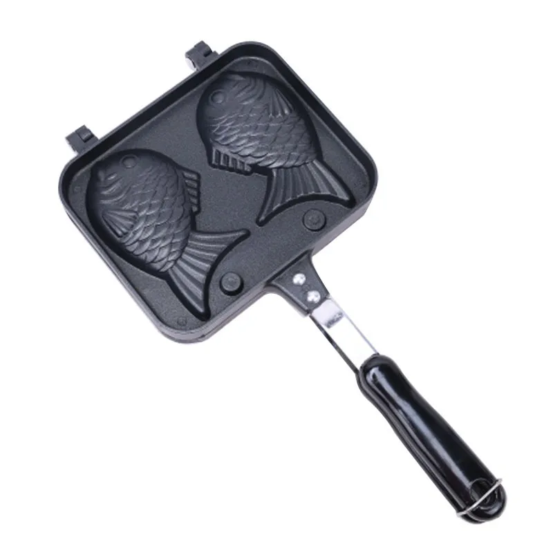 Baking tools natural gas taiyaki mold DIY non-stick cake mold double fish baking cake mold
Baking tools natural gas taiyaki mold DIY non-stick cake mold double fish baking cake mold