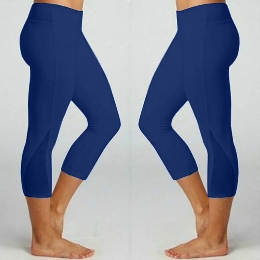 Women Workout Calf Length Stretch Solid Yoga Pants Fitness Gym Running High Waist Sports Quick Dry Polyester Mesh Stitching
Women Workout Calf Length Stretch Solid Yoga Pants Fitness Gym Running High Waist Sports Quick Dry Polyester Mesh Stitching