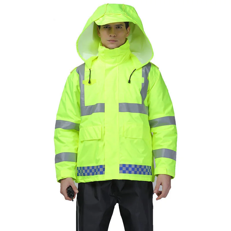 Hi Vis Reflective Jacket Windproof Waterproof Worker Jacket Bicicleta Traffic workshop Windcoat Thick Cotton Padded Working Sui
Hi Vis Reflective Jacket Windproof Waterproof Worker Jacket Bicicleta Traffic workshop Windcoat Thick Cotton Padded Working Sui