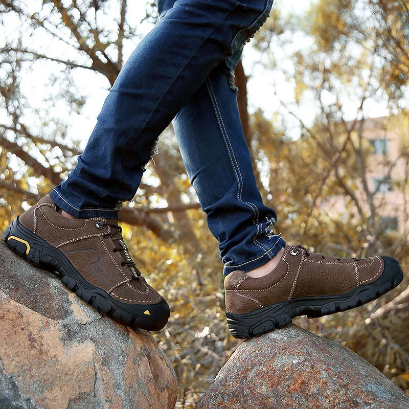 Waterproof High Top Hiking Shoes Men Outdoor Snow Boots Genuine Leather Walking Trekking Shoes Men Brand Hiking Hoes Zapatillas
Waterproof High Top Hiking Shoes Men Outdoor Snow Boots Genuine Leather Walking Trekking Shoes Men Brand Hiking Hoes Zapatillas