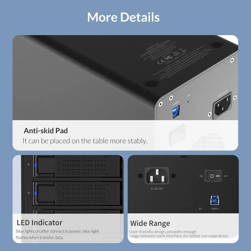ORICO 3.5 inch 2 Bay HDD Docking Station 32TB Large Capacity Hard Drive Case For 2.5 3.5 Inch Hard Drives HDD SSD Enclosure
ORICO 3.5 inch 2 Bay HDD Docking Station 32TB Large Capacity Hard Drive Case For 2.5 3.5 Inch Hard Drives HDD SSD Enclosure