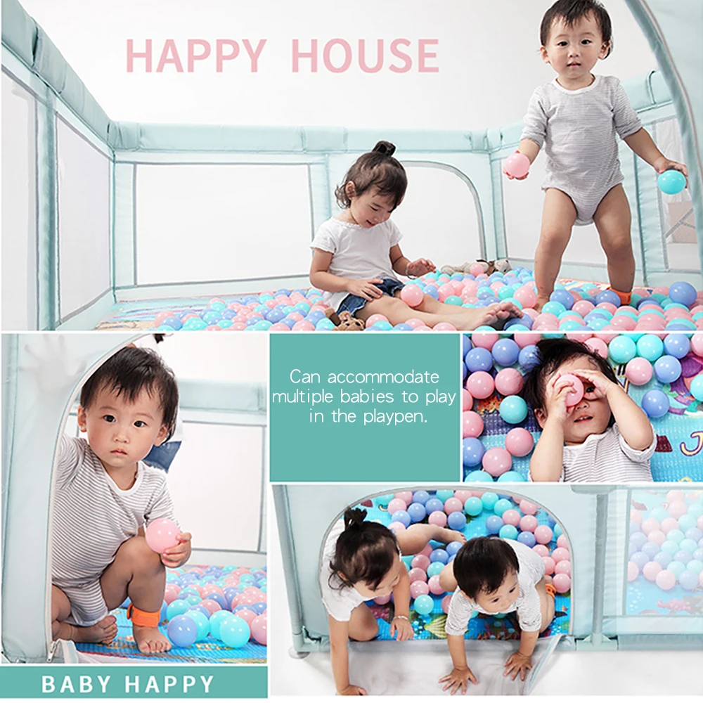 Baby Playpen Fence Portable Play Yard Indoor Outdoor Safety Barrier Ball Pit Activity Centre Toddlers Infant Crawling Playground
Baby Playpen Fence Portable Play Yard Indoor Outdoor Safety Barrier Ball Pit Activity Centre Toddlers Infant Crawling Playground