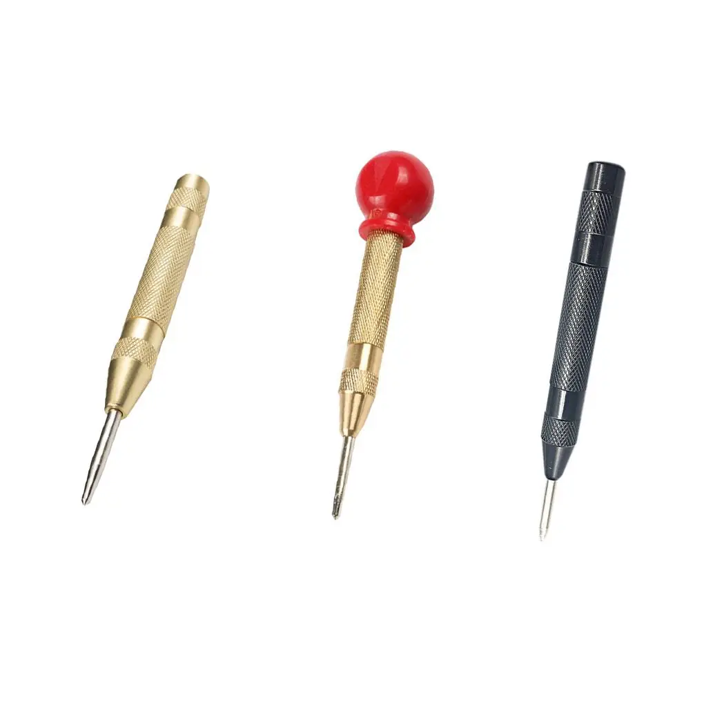 1pcs HSS Center Punch Stator Punching Automatic Center Pin Punch Spring Loaded Marking Drilling Tool for steel board walls 
1pcs HSS Center Punch Stator Punching Automatic Center Pin Punch Spring Loaded Marking Drilling Tool for steel board walls