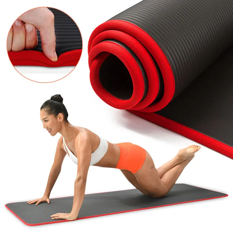 10MM 15MM 183cmX61cm Yoga Mat NRB Non-slip Mats For Fitness Extra Thick Pilates Gym Exercise Pads Carpet Mat Edge Wrapped XA131A
10MM 15MM 183cmX61cm Yoga Mat NRB Non-slip Mats For Fitness Extra Thick Pilates Gym Exercise Pads Carpet Mat Edge Wrapped XA131A