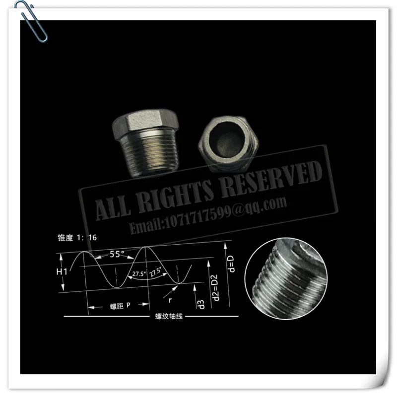 Stainless Steel Outer Hex Thread Socket Pipe Plug Fitting 3/4" NPT Male 
Stainless Steel Outer Hex Thread Socket Pipe Plug Fitting 3/4" NPT Male