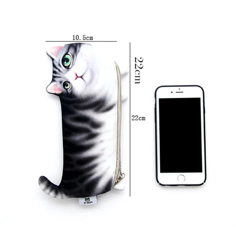 Cartoon Cat Pencil Case Soft cloth School Stationery Pen Bag Gifts For Student 
Cartoon Cat Pencil Case Soft cloth School Stationery Pen Bag Gifts For Student