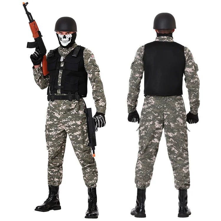 New Halloween Party Cosplay Adult Kid Soldier Regimental Police PUBG Cosplay Costume CS Cosplay Uniform Boy Man
New Halloween Party Cosplay Adult Kid Soldier Regimental Police PUBG Cosplay Costume CS Cosplay Uniform Boy Man