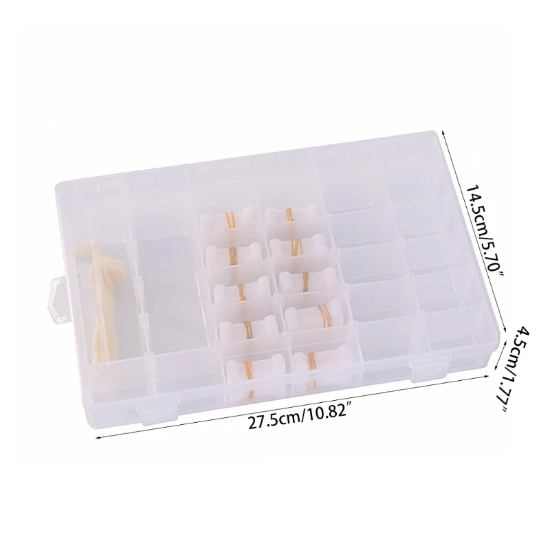 Organizer Box with 36 Adjustable compartments Includes 100 Plastic Floss bobbins and Sticker
Organizer Box with 36 Adjustable compartments Includes 100 Plastic Floss bobbins and Sticker