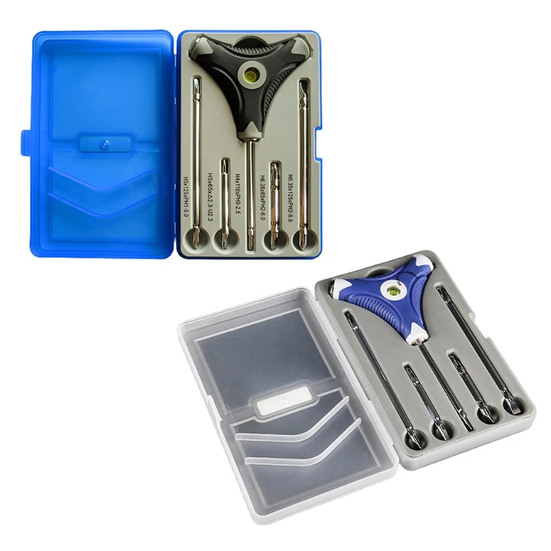 Slotted Cross Screwdriver Double Screw Head Multi-functional Triangular Handle Manual Electronis Repair Tool Kit
Slotted Cross Screwdriver Double Screw Head Multi-functional Triangular Handle Manual Electronis Repair Tool Kit