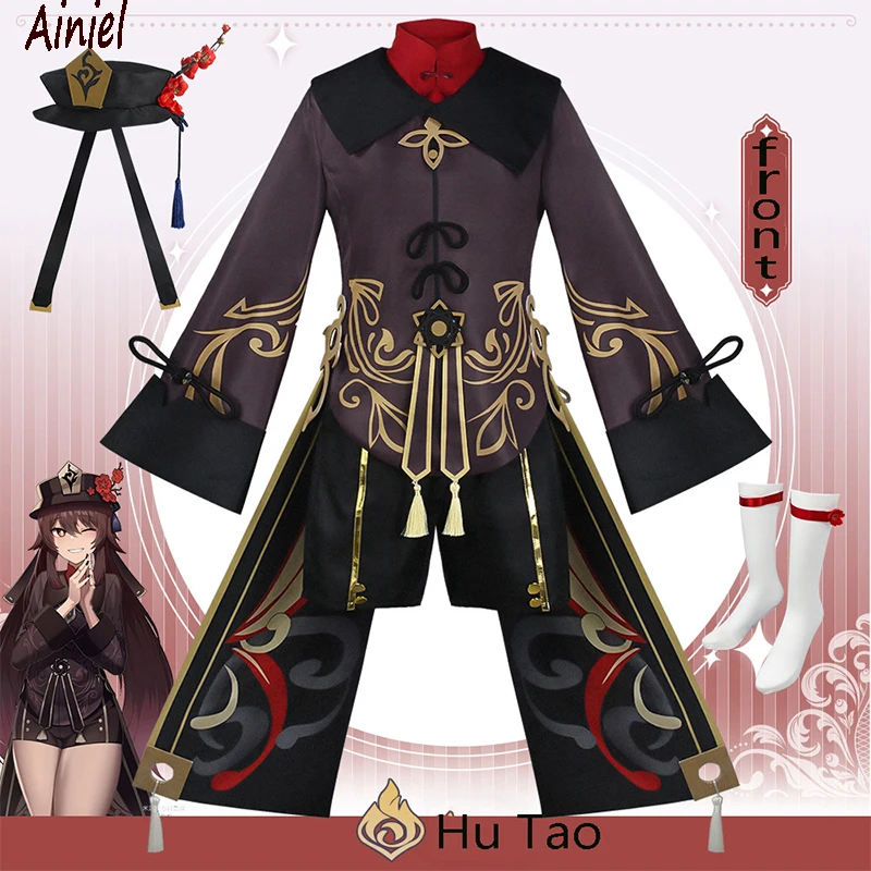 Genshin Impact Hutao Cosplay Costume Anime Game Dresses Wig Hat Rings Hat Uniforms Adult Accessories Suit Girl For Women Hot
Genshin Impact Hutao Cosplay Costume Anime Game Dresses Wig Hat Rings Hat Uniforms Adult Accessories Suit Girl For Women Hot