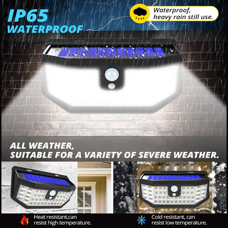 PIR Motion Sensor Solar Lights Outdoor Waterproof 48 LED Lamp Yard Path Garden Decoration
PIR Motion Sensor Solar Lights Outdoor Waterproof 48 LED Lamp Yard Path Garden Decoration