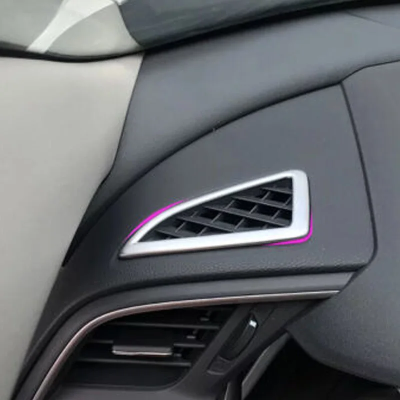 Stainless steel car styling For Honda Civic 10th 2016 2017 Car front conditioner air Outlet decoration frame cover trim
Stainless steel car styling For Honda Civic 10th 2016 2017 Car front conditioner air Outlet decoration frame cover trim