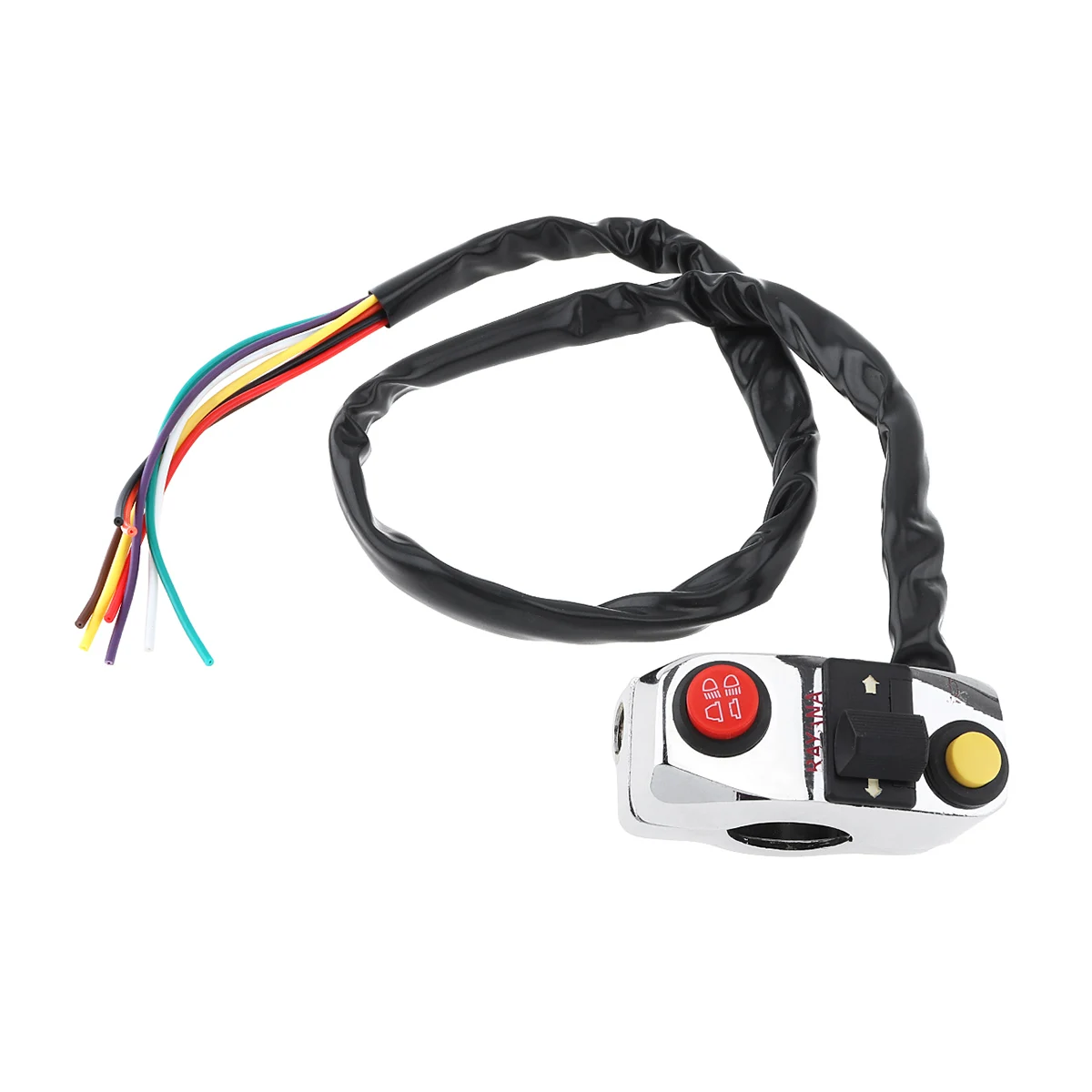 7 / 8'' 22MM Motorcycle Handlebar Control Switch Three-function Push Button Switch Start Switch for Motorcycle / Cars
7 / 8'' 22MM Motorcycle Handlebar Control Switch Three-function Push Button Switch Start Switch for Motorcycle / Cars