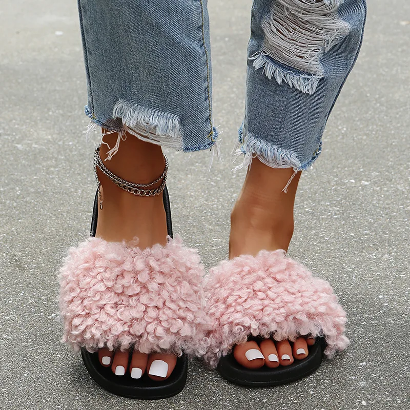 Winter Womans Slippers Soft Plush Home Slipper Comfortable Autumn Warm House Flat Shoe Fashion Casual Slip on Lady's Slides
Winter Womans Slippers Soft Plush Home Slipper Comfortable Autumn Warm House Flat Shoe Fashion Casual Slip on Lady's Slides