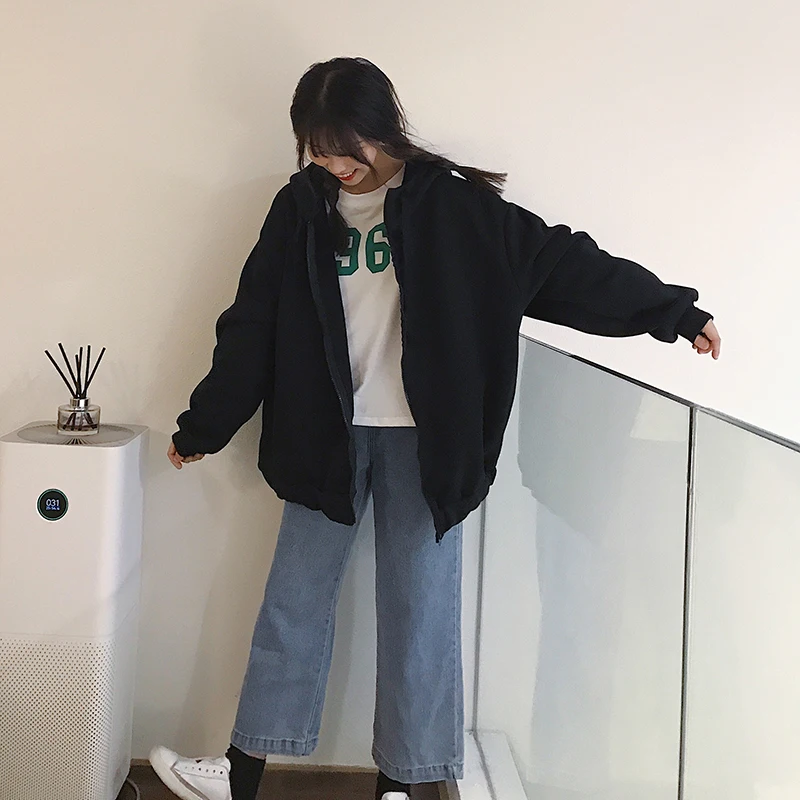 Hoodies Women Warm Chic Simple Korean Style Fashion Pockets Harajuku Sweatshirt Streetwear Oversized Hoodie Plus Size Clothing
Hoodies Women Warm Chic Simple Korean Style Fashion Pockets Harajuku Sweatshirt Streetwear Oversized Hoodie Plus Size Clothing