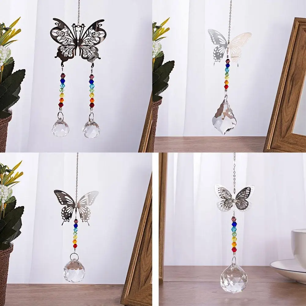 Craft Accessories Butterfly Shaped Prisms Hanging Sun Home Window Catchers Outdoor Gift Pendant Decoration Crystal Indoor S6S4
Craft Accessories Butterfly Shaped Prisms Hanging Sun Home Window Catchers Outdoor Gift Pendant Decoration Crystal Indoor S6S4