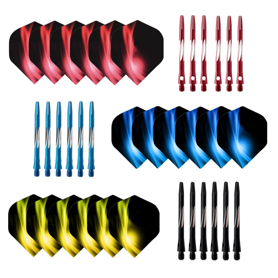 Professional Electronic Darts Accessories 6 Dart Rods + 6 Color Dart Wings Combination Game Grade Steel Tip Dart Accessories
Professional Electronic Darts Accessories 6 Dart Rods + 6 Color Dart Wings Combination Game Grade Steel Tip Dart Accessories