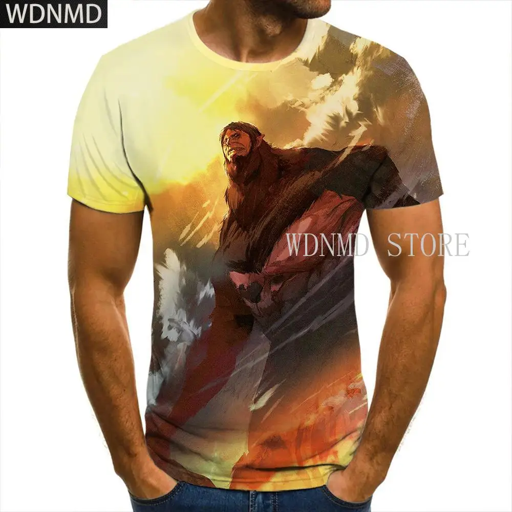 The Latest Summer 3D Men'S T-Shirt Attack Giant Clothing Short Sleeve Sweat-Absorbent Breathable O-Neck Casual Fashion Cool Men'
The Latest Summer 3D Men'S T-Shirt Attack Giant Clothing Short Sleeve Sweat-Absorbent Breathable O-Neck Casual Fashion Cool Men'
