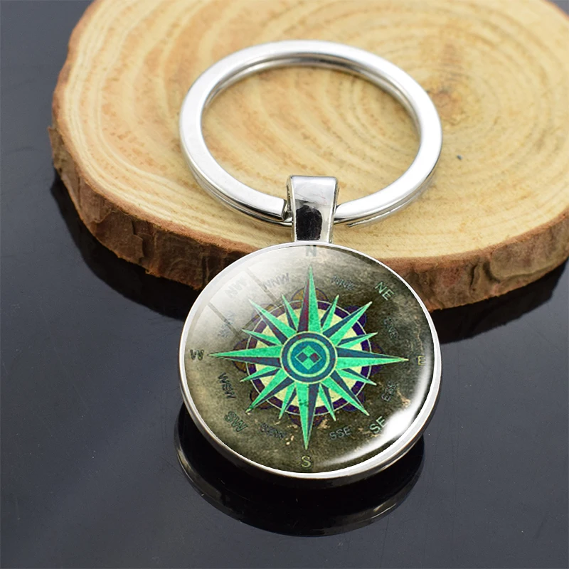 Vintage Compass Photo Double Side Glass Cabochon Keychain Men Women Bag Pendant Key Holder Travel Gift
Vintage Compass Photo Double Side Glass Cabochon Keychain Men Women Bag Pendant Key Holder Travel Gift