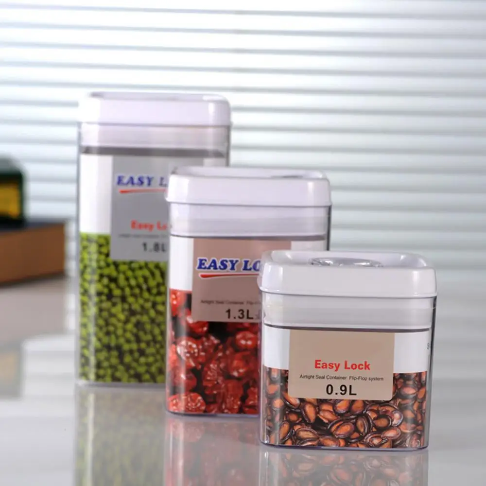 60% Hot Sales!!! Rectangular Dry Food Cereal Flour Beans Airtight Flip Storage Container Holders
60% Hot Sales!!! Rectangular Dry Food Cereal Flour Beans Airtight Flip Storage Container Holders