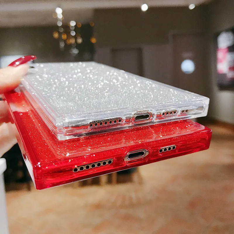 Luxury Glitter Powder Square Phone Case for iPhone XS Max XR X 7 8 6 6S Plus Bling Soft TPU Silicone Shockproof Cover Coque
Luxury Glitter Powder Square Phone Case for iPhone XS Max XR X 7 8 6 6S Plus Bling Soft TPU Silicone Shockproof Cover Coque