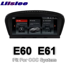 For BMW 5 Series E60 E61 CCC System 2003~2007 LiisLee Multimedia GPS Audio Hi-Fi Radio Stereo For CCC EVO-ID7 Navigation NAVI