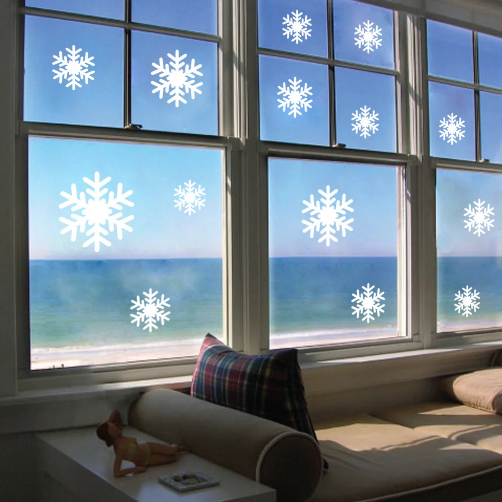 White Snowflake Wall Stickers Christmas Glass Window Sticker New Year Home/store Showcase Decoration Decal Wallpaper
White Snowflake Wall Stickers Christmas Glass Window Sticker New Year Home/store Showcase Decoration Decal Wallpaper