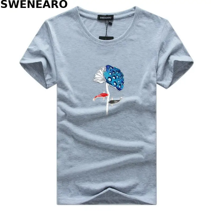 SWENEARO new 2021 summer mushroom print T-shirt men's casual O-neck short-sleeved brand T-shirt men's breathable T-shirt men
SWENEARO new 2021 summer mushroom print T-shirt men's casual O-neck short-sleeved brand T-shirt men's breathable T-shirt men