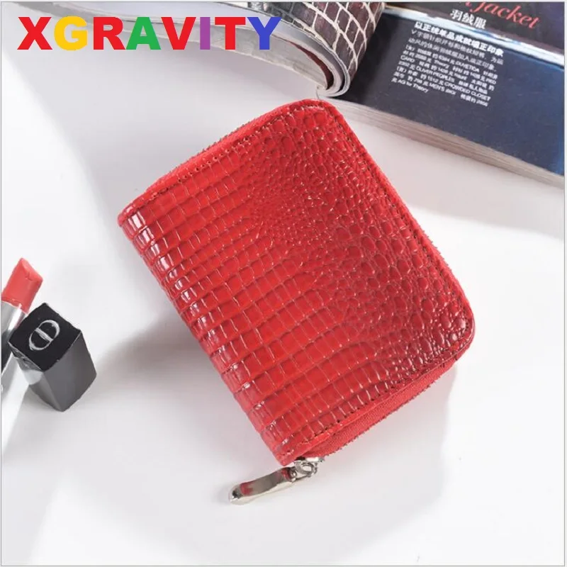 XGRAVITY New Korean Design PU Snakeskin Square Women ID Card Holder Fashion Ladies Coin Purse Small Wallets Girls Serpentine Bag
XGRAVITY New Korean Design PU Snakeskin Square Women ID Card Holder Fashion Ladies Coin Purse Small Wallets Girls Serpentine Bag