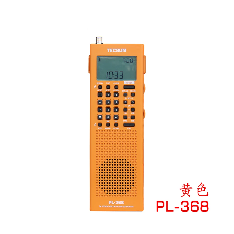 Tecsun PL 368 full band цифровая Демодуляция stereo radio DSP single sideband SSB широкополосная