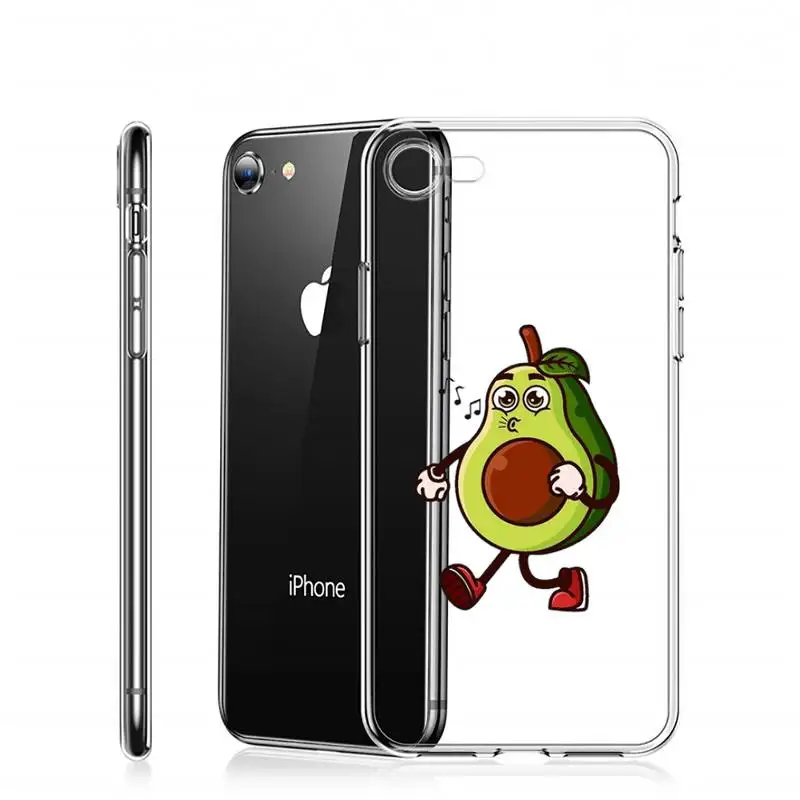 Avocado cute cartoon fruit Phone Case Transparent for iPhone 6 7 8 11 12 s mini pro X XS XR MAX Plus
Avocado cute cartoon fruit Phone Case Transparent for iPhone 6 7 8 11 12 s mini pro X XS XR MAX Plus