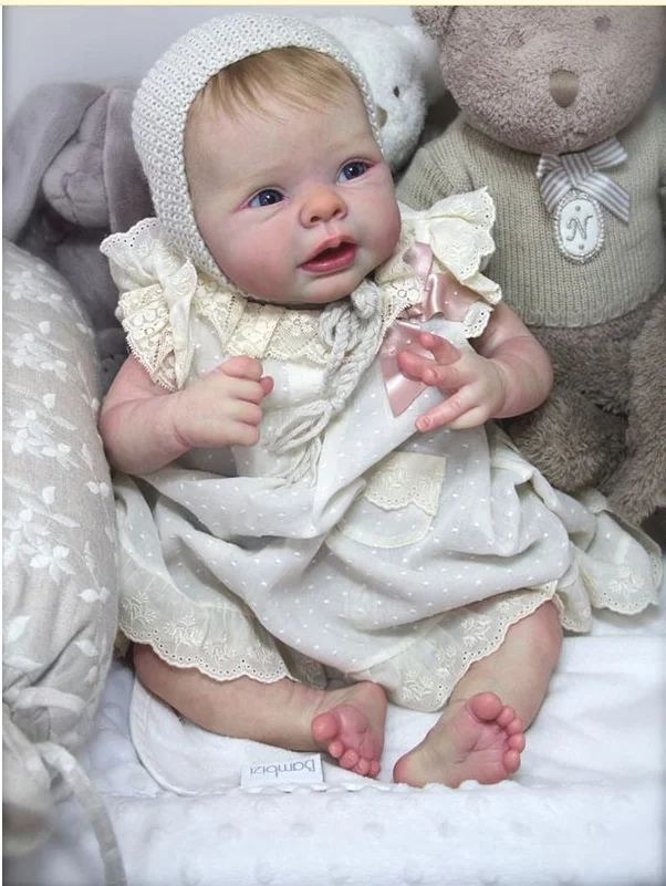 original NPK unpainted blank reborn doll kit 22 inches toddler girl reborn DIY alive toy Material soft silicone head full limbs
original NPK unpainted blank reborn doll kit 22 inches toddler girl reborn DIY alive toy Material soft silicone head full limbs
