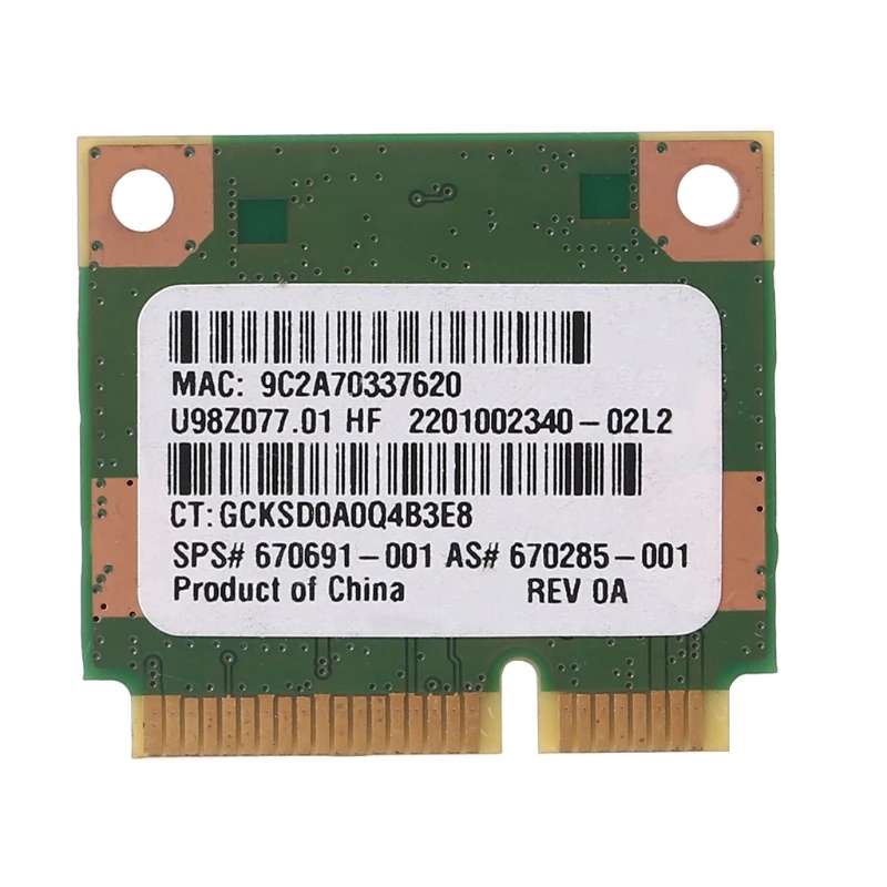 RT5390 Half Mini PCIe Wlan Беспроводная карта SPS 670691-001 для RaLink HP436 CQ45 G4 4340S 4445s 691415-001 |