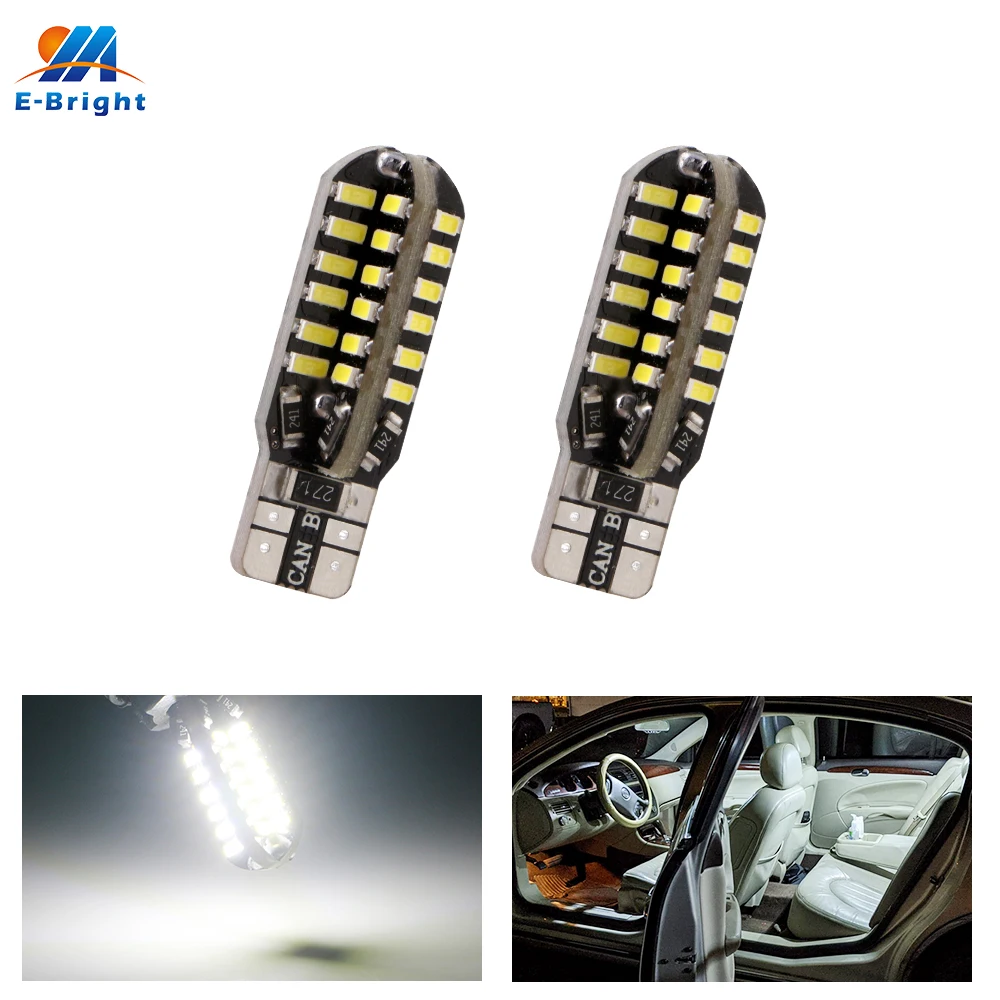 2pcs Canbus W5W T10 3014 48 SMD Led Bulb NO ERROR Car Indicator Door Clearance Turn Signal Brake Parking Light DC 9-16V White
2pcs Canbus W5W T10 3014 48 SMD Led Bulb NO ERROR Car Indicator Door Clearance Turn Signal Brake Parking Light DC 9-16V White
