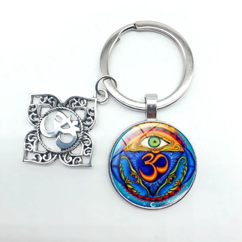 Buddha Statue Religion Buddhism Keychain OHM Om Aum Amulet Pattern Glass Pendant Keychain Ladies Keychain Gift
Buddha Statue Religion Buddhism Keychain OHM Om Aum Amulet Pattern Glass Pendant Keychain Ladies Keychain Gift