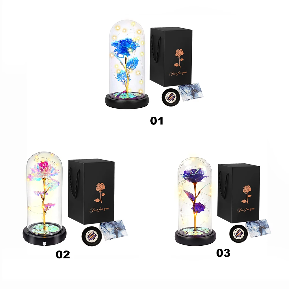 Eternal Gold Foil Rose in Glass Dome LED Light Flower Color Gold Foil Rose in Glass Dome Lamp Birthday Mother Christmas Gifts
Eternal Gold Foil Rose in Glass Dome LED Light Flower Color Gold Foil Rose in Glass Dome Lamp Birthday Mother Christmas Gifts