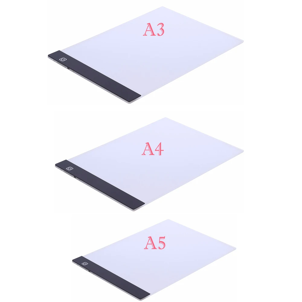A3 A4 A5 LED Artist Thin Art Stencil Drawing Board Led Light Pad Table Pad Panel Drawing Tracing Tracer Copy Board Light Draw
A3 A4 A5 LED Artist Thin Art Stencil Drawing Board Led Light Pad Table Pad Panel Drawing Tracing Tracer Copy Board Light Draw