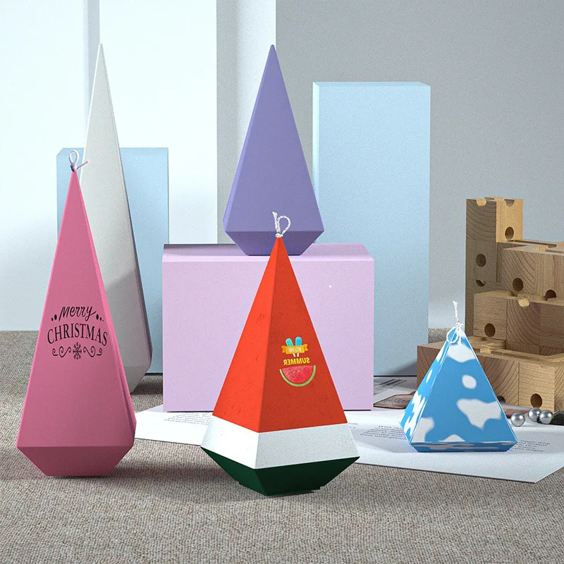 Resin Mold Square Cone Crystal Pendulum Table Cone Candle Silicone Mold for Christmas Home Decoration Supplies
Resin Mold Square Cone Crystal Pendulum Table Cone Candle Silicone Mold for Christmas Home Decoration Supplies