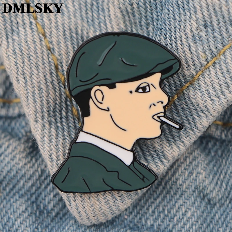 DMLSKY Peaky Blinders TV series creative enamel pins and brooches for women lapel pin backpack bags badge collection gifts M4112
DMLSKY Peaky Blinders TV series creative enamel pins and brooches for women lapel pin backpack bags badge collection gifts M4112