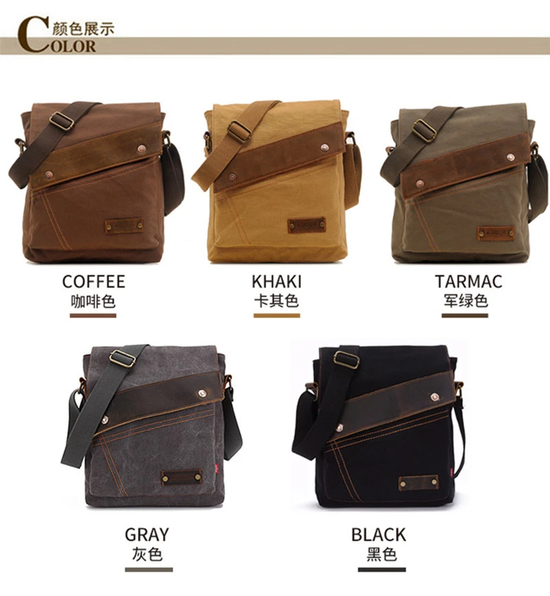Canvas High Capacity Handbag Business Solid Fashion Bags for Men 2019 Shoulder Bag Satchels Messenger BagsCrossbody Tassen 
Canvas High Capacity Handbag Business Solid Fashion Bags for Men 2019 Shoulder Bag Satchels Messenger BagsCrossbody Tassen