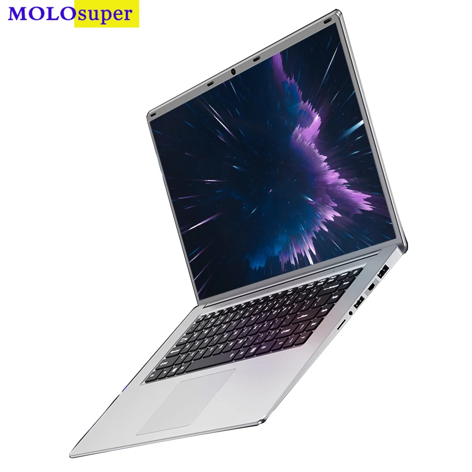 Ультратонкий ноутбук MOLOsuper 15 6 дюйма IPS-экран 1920*1080 четырехъядерный процессор Atom