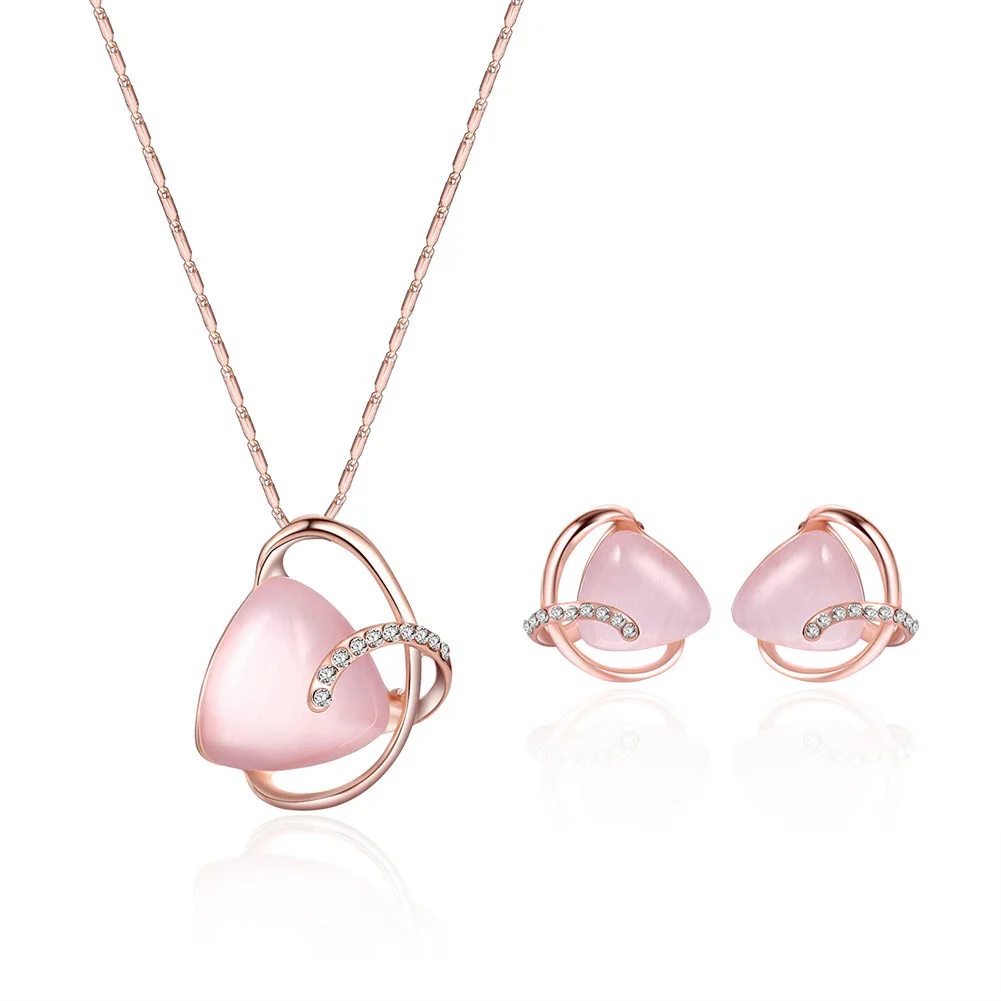 GU79 Romantic pink crystal necklace zircon metal earring necklace set bridal necklace earring set jewelry Gift Link For Buyer
GU79 Romantic pink crystal necklace zircon metal earring necklace set bridal necklace earring set jewelry Gift Link For Buyer