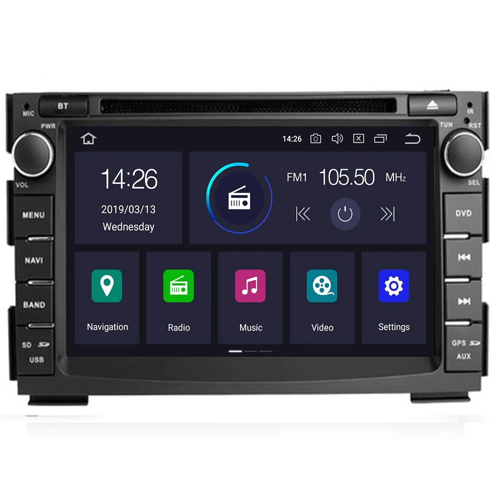 Android 10 автомобильный Dvd плеер для KIA CEED (2010 2012)/VENGA 4 Гб ОЗУ аудио авто стерео