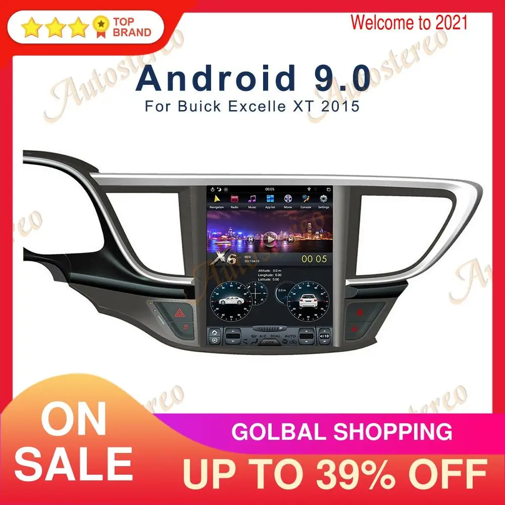 Vertical Tesla Style Android 9.0 6Core Car Audio GPS Navigation For Buick Hideo 2015-2018 Head Unit Multimedia Player Auto Radio
Vertical Tesla Style Android 9.0 6Core Car Audio GPS Navigation For Buick Hideo 2015-2018 Head Unit Multimedia Player Auto Radio