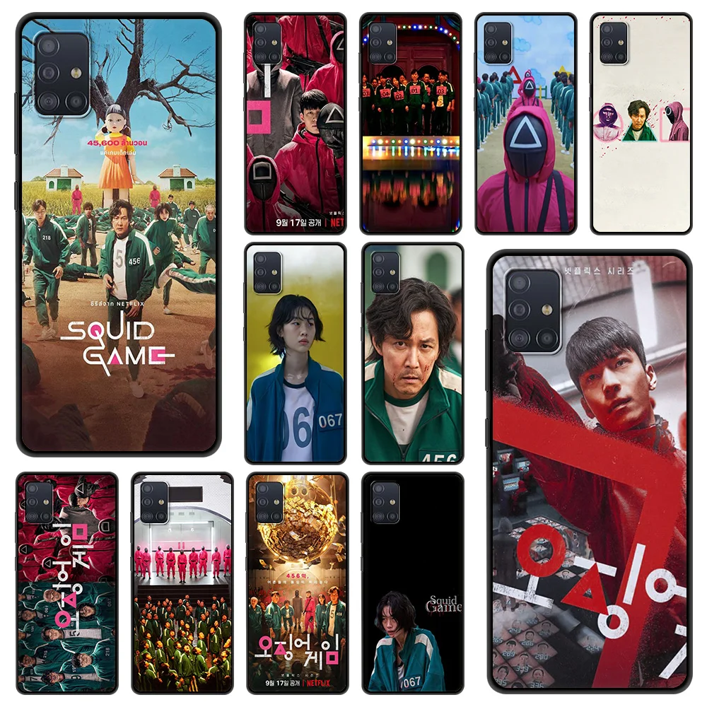 TV Show Squid Game Luxury Phone Case for Samsung Galaxy A51 A71 M31 A01 A11 A21S A31 A41 Cover Shockproof Silicone Soft Shell
TV Show Squid Game Luxury Phone Case for Samsung Galaxy A51 A71 M31 A01 A11 A21S A31 A41 Cover Shockproof Silicone Soft Shell
