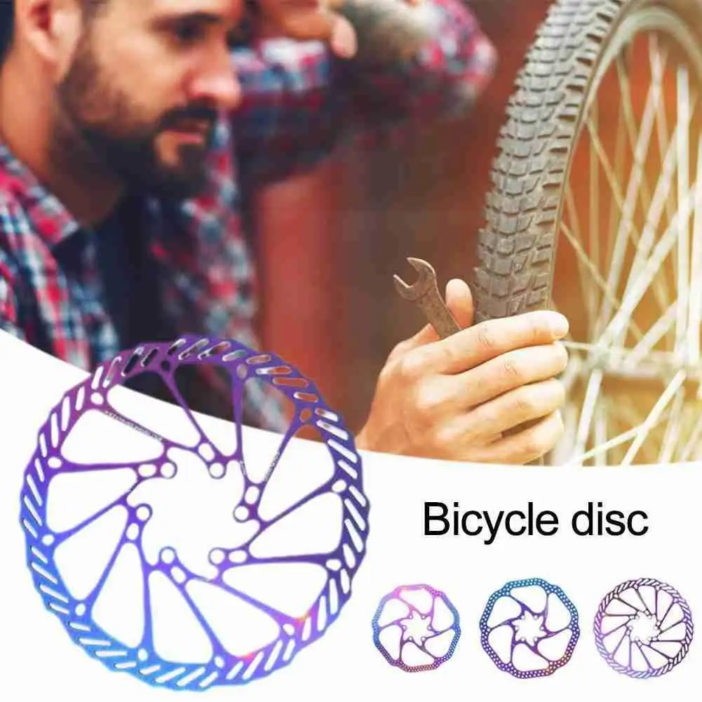 Bicycle Disc HS1/160/G3/180 Colorful Rotor Disc Brake Brake Hollow Disc Nail Pad Six Car Bicycle Disc Accessories A9P8
Bicycle Disc HS1/160/G3/180 Colorful Rotor Disc Brake Brake Hollow Disc Nail Pad Six Car Bicycle Disc Accessories A9P8
