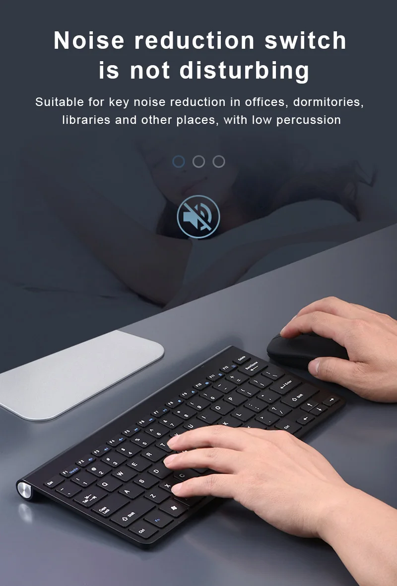 Mini 2.4G Wireless Rechargeable Keyboards 1200 DPI And Mouse Set Ultra-thin Multimedia Wireless For Iphone PC Computers
Mini 2.4G Wireless Rechargeable Keyboards 1200 DPI And Mouse Set Ultra-thin Multimedia Wireless For Iphone PC Computers