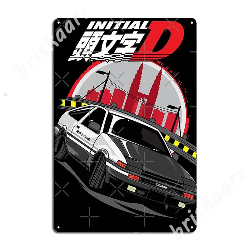 Initial D Metal Signs Cinema Living Room Club Bar Funny Wall Decor Tin sign Posters
Initial D Metal Signs Cinema Living Room Club Bar Funny Wall Decor Tin sign Posters
